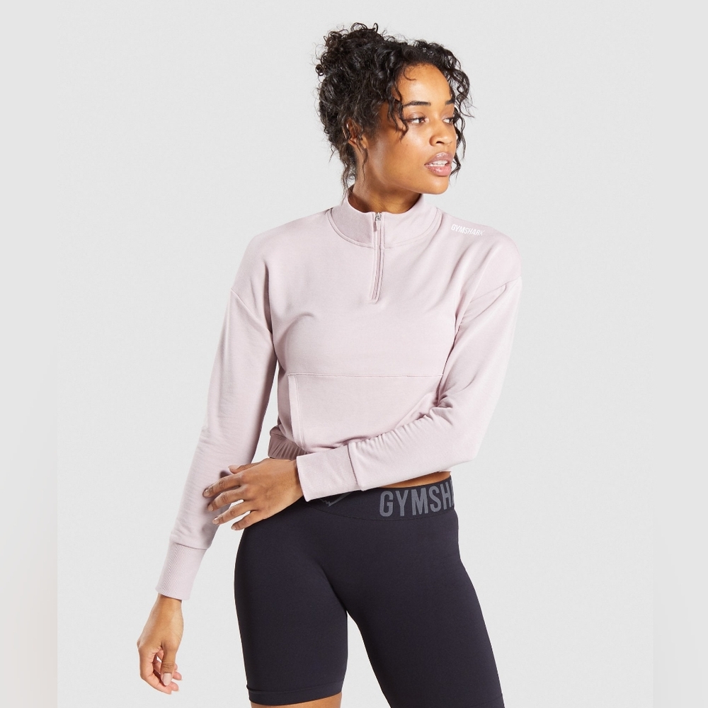 Gymshark Pippa Training Pullover Sweater Pink Size Small